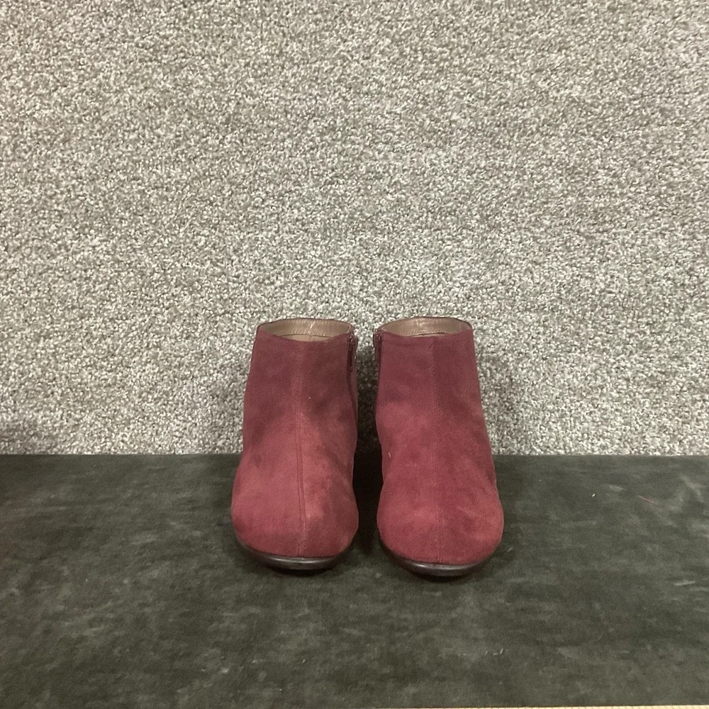NIB Aerosoles Willingly Ankle Wine Pull On Flat Boots Booties Sz 9
